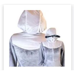 The north face jacket/coat  oso/osito/denali hooded zip up fleece xl